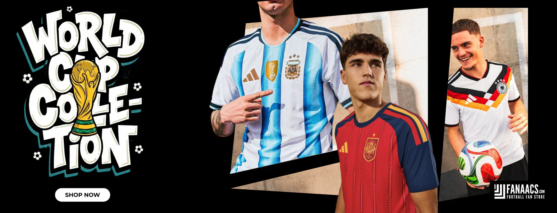 Buy Official FIFA World Cup 2026 Jerseys in India! Explore our massive collection of FIFA World Cup 2026 Jerseys and Kits, offering the latest high-quality premium football apparel. High-quality designs, breathable fabrics.